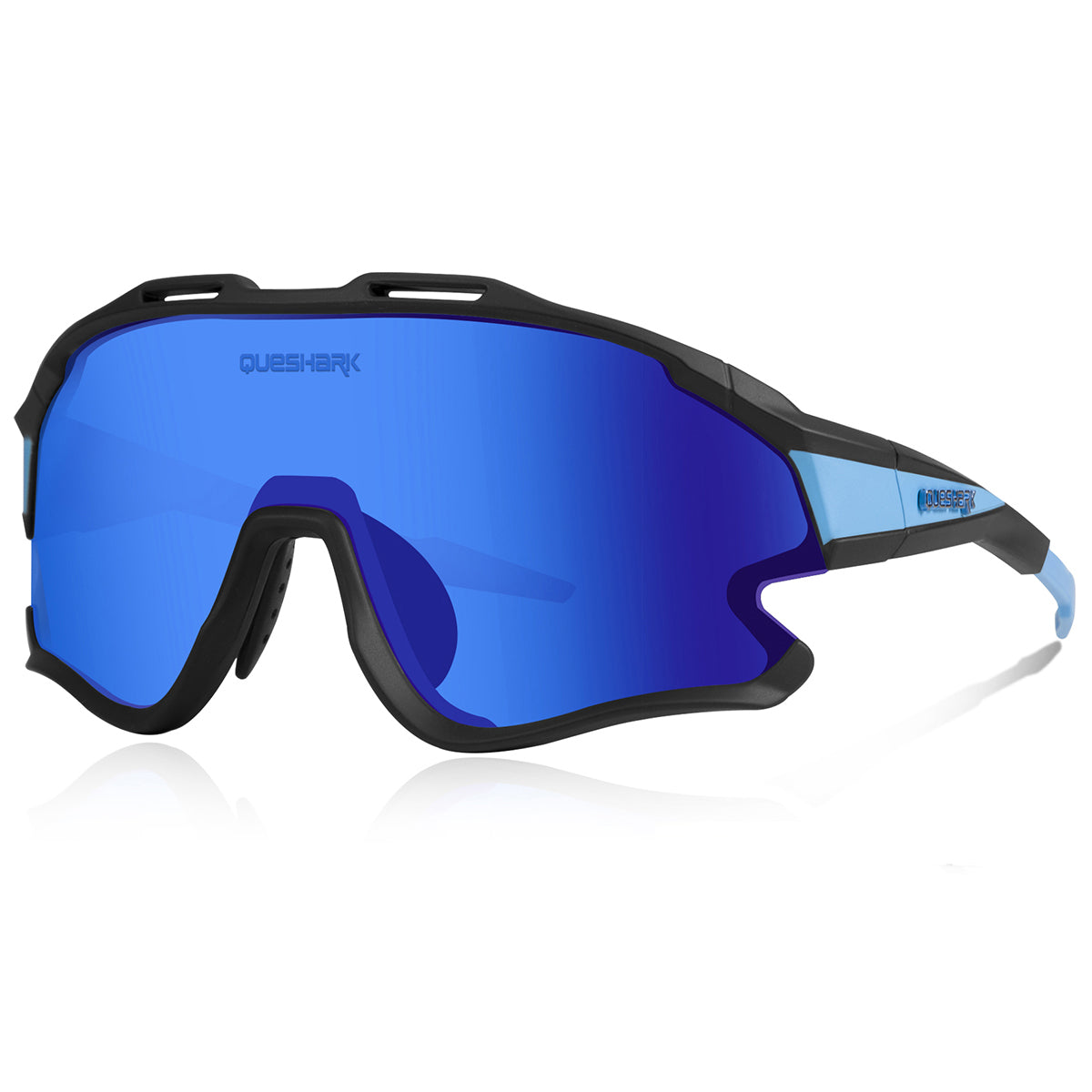 ROCKBROS 5 Lens Cycling Polarized Sunglasses Outdoor Bike UV400 Eyewear  Goggles