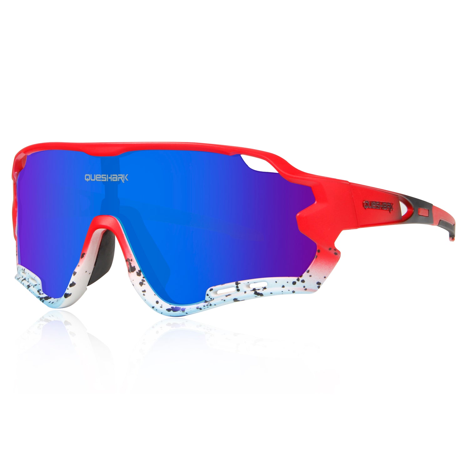 Queshark Outdoor Sports Cycling Glasses Polarized For Men Women 4
