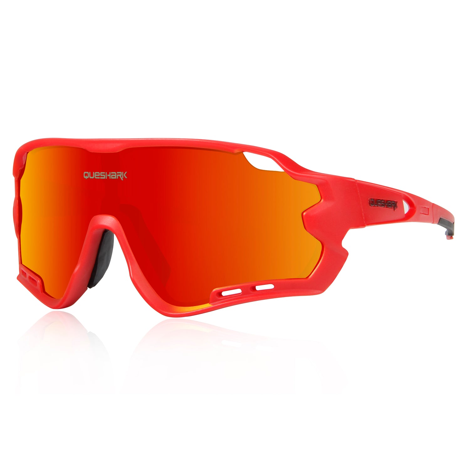 Queshark Outdoor Sports Cycling Glasses Polarized For Men Women 4