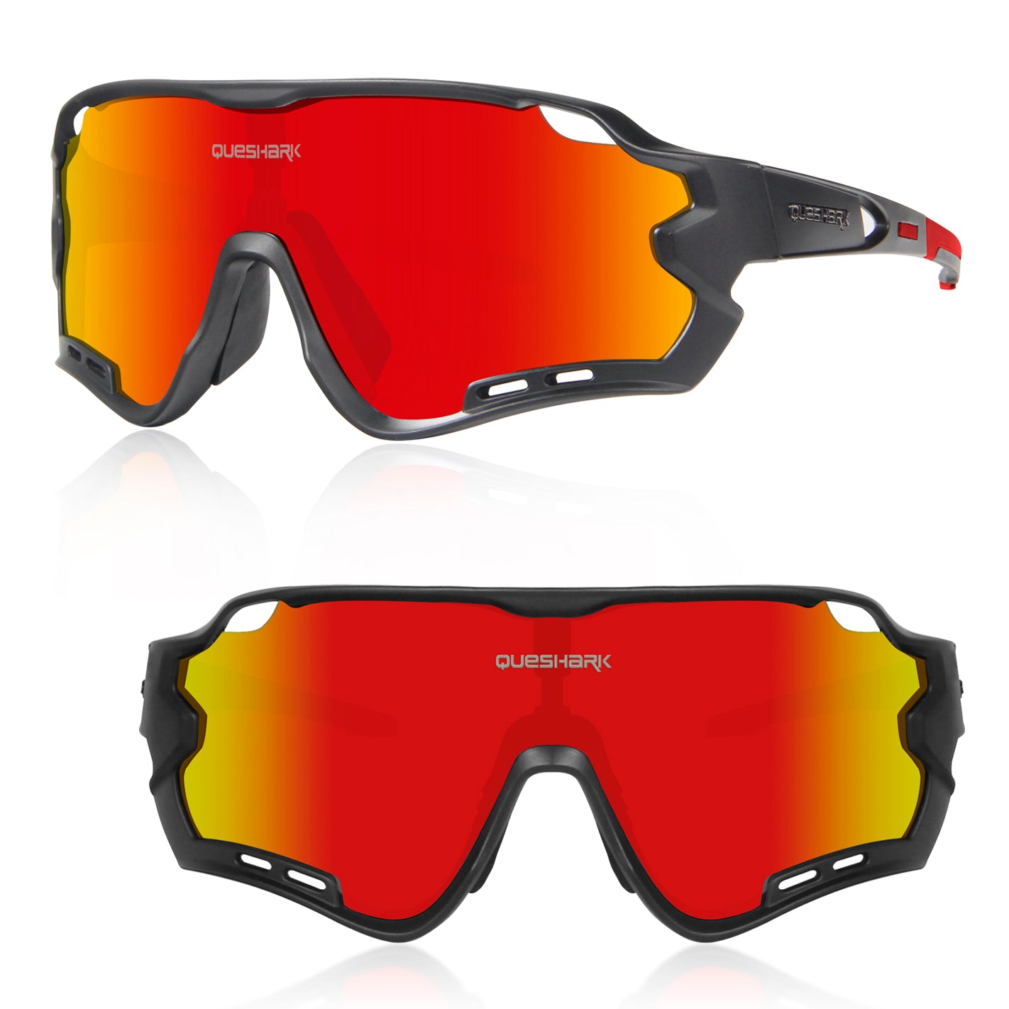 Cheap Queshark Women Men Polarized Sports Sunglasses for Fishing Climbing  Hiking Cycling Eyewear MTB Bike Glasses Bicycle Goggles QE22N